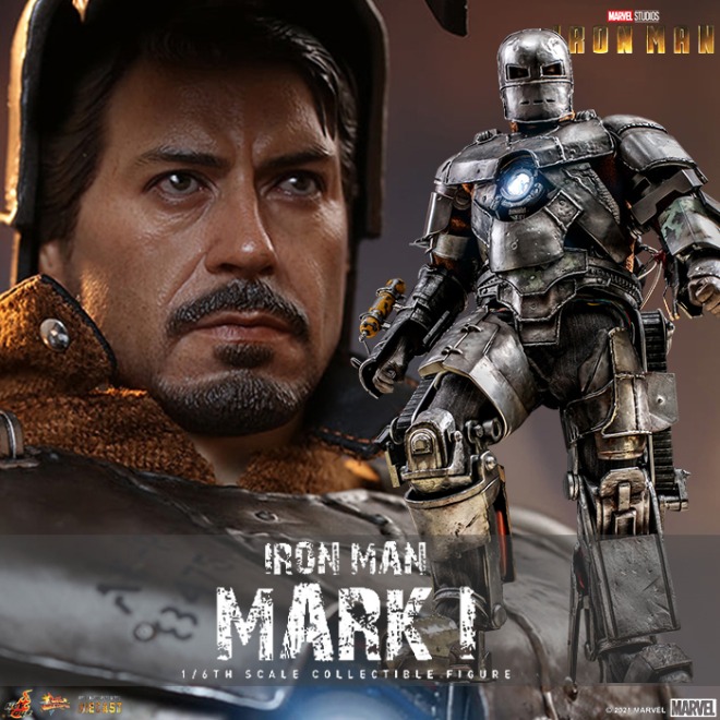 [입고완료] 핫토이 마크1 아이언맨 다이캐스트 메탈 1/6 피규어 Hot Toys MMS605D40 Iron Man 1/6th scale Iron Man Mark I