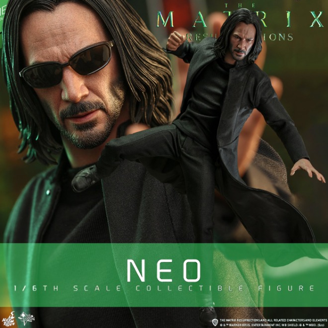 [토이페어 한정]핫토이 MMS657 1/6 매트릭스: 리저렉션 네오 Hot Toys MMS657 The Matrix Resurrections - 1/6th scale Neo [Toy Fair exclusive]
